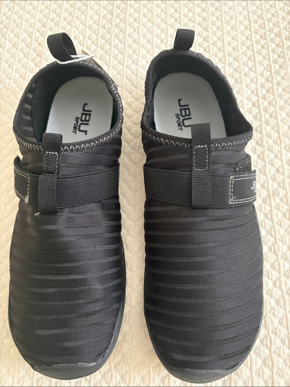JBU Black Slip-On Water Shoes